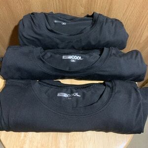 32 Degrees Cool Black Crew Neck Tee - Bundle of 3